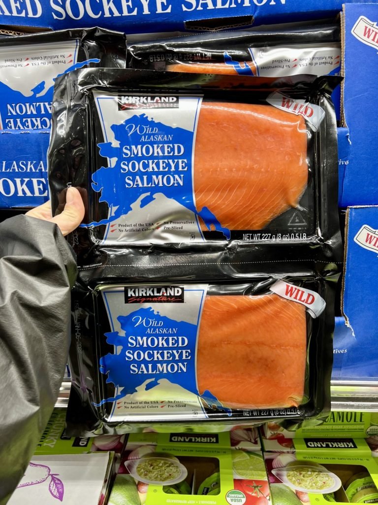 wild caught salmon fish at costco