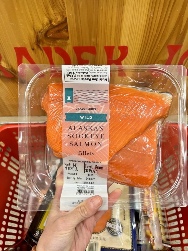 Trader Joes Wild Alaskan Sockeye Salmon fillets