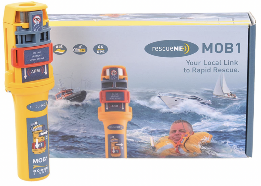 the worlds smallest AIS MOB device for boaters who fall overboard