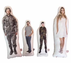 hug a hero doll that you can make from an image of your loved one