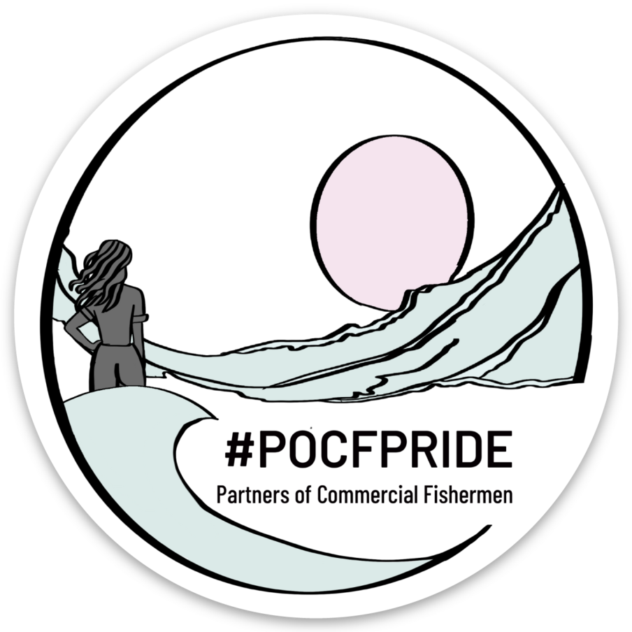 Sticker for partners of commercial fishermen